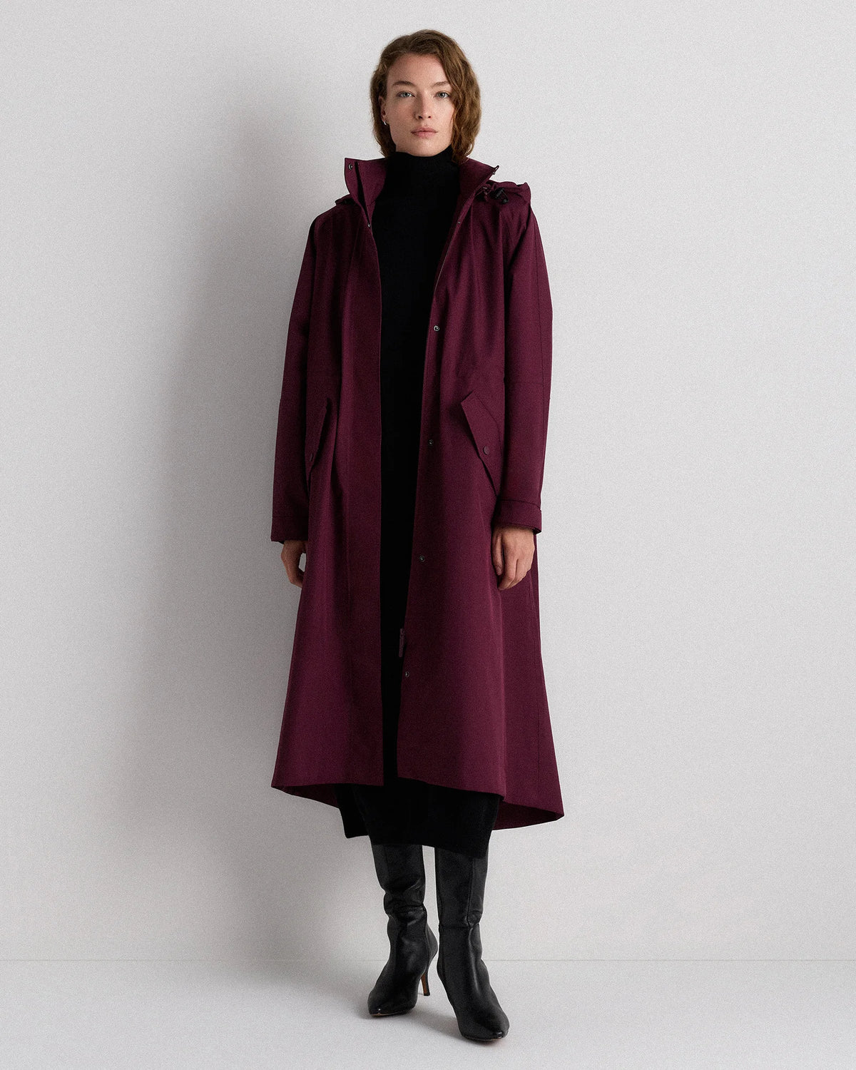 Weather Proof Rain Trench Coat - XS / Dark Spruce