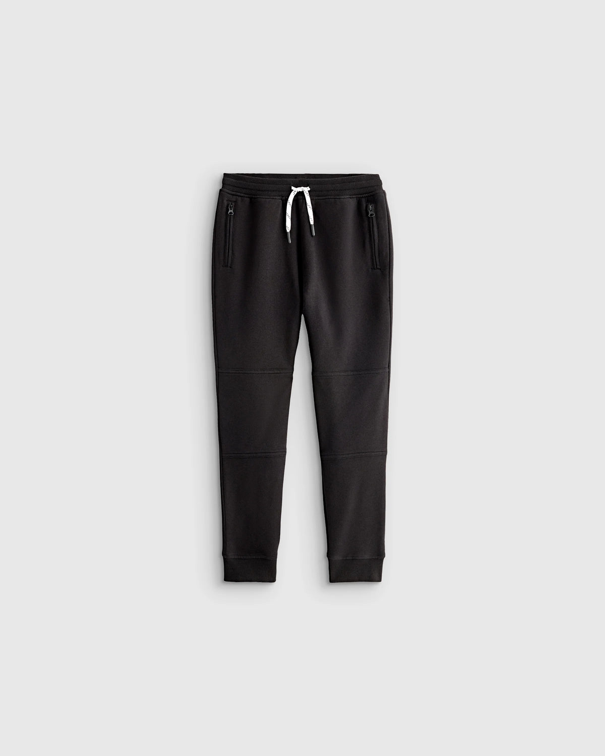 Organic Cotton French Terry Reinforced Knee Slim Jogger - 2T / Navy