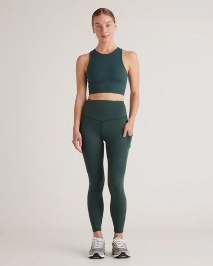 Ultra-Form High-Neck Cropped Tank - XS / Black Camo