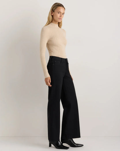 Luna Stretch Wide Leg Jeans - 24 / Frosted Blue