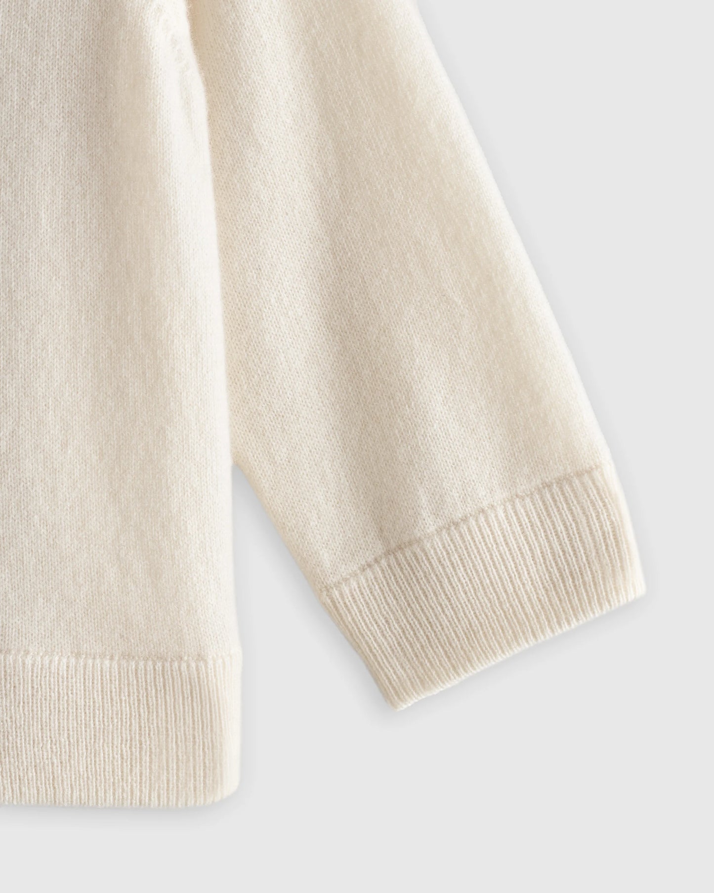 Washable Cashmere Hooded Cardigan - 0-3M / Oatmeal