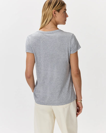 Cotton Modal Crew Neck Swing Tee - XS / White