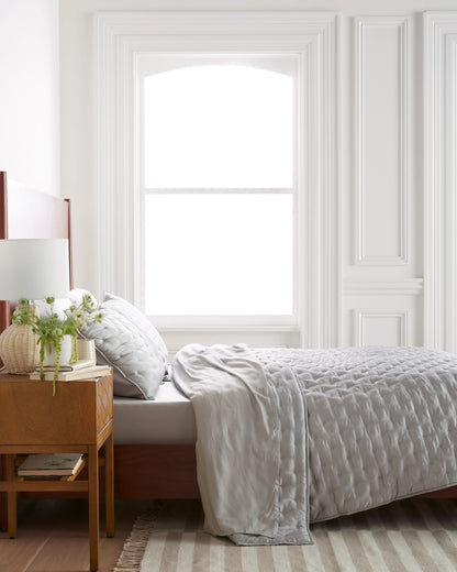 Bamboo Dream Quilted Sham Set - Standard / Sage