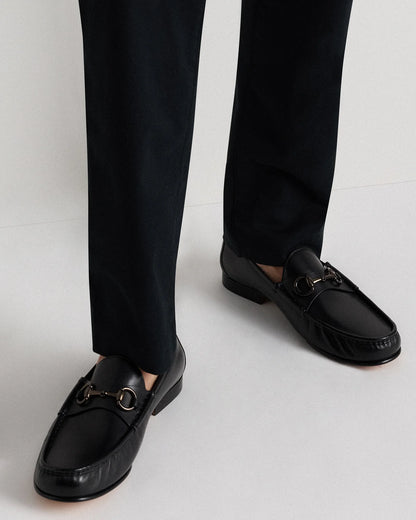 Calfskin Leather Horsebit Loafer - 7 / Tan