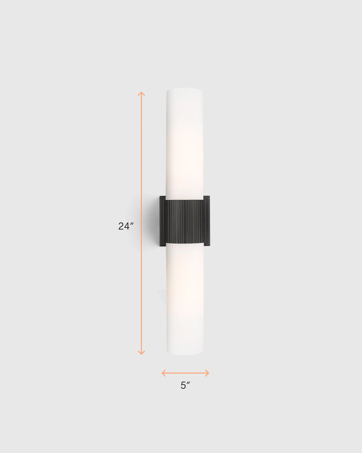 Classic Glass Vanity Sconce - One Size / Brass