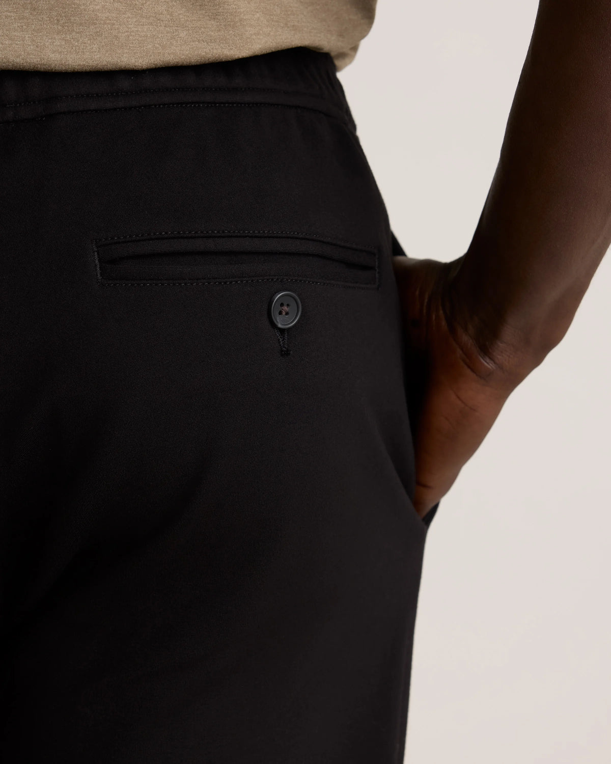 Stretch Knit Pintuck Trousers - S / Navy