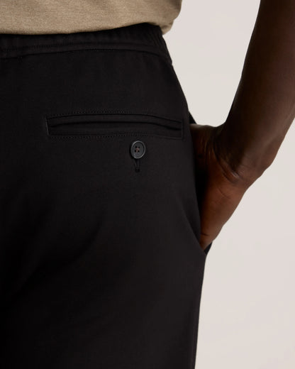 Stretch Knit Pintuck Trousers - S / Navy