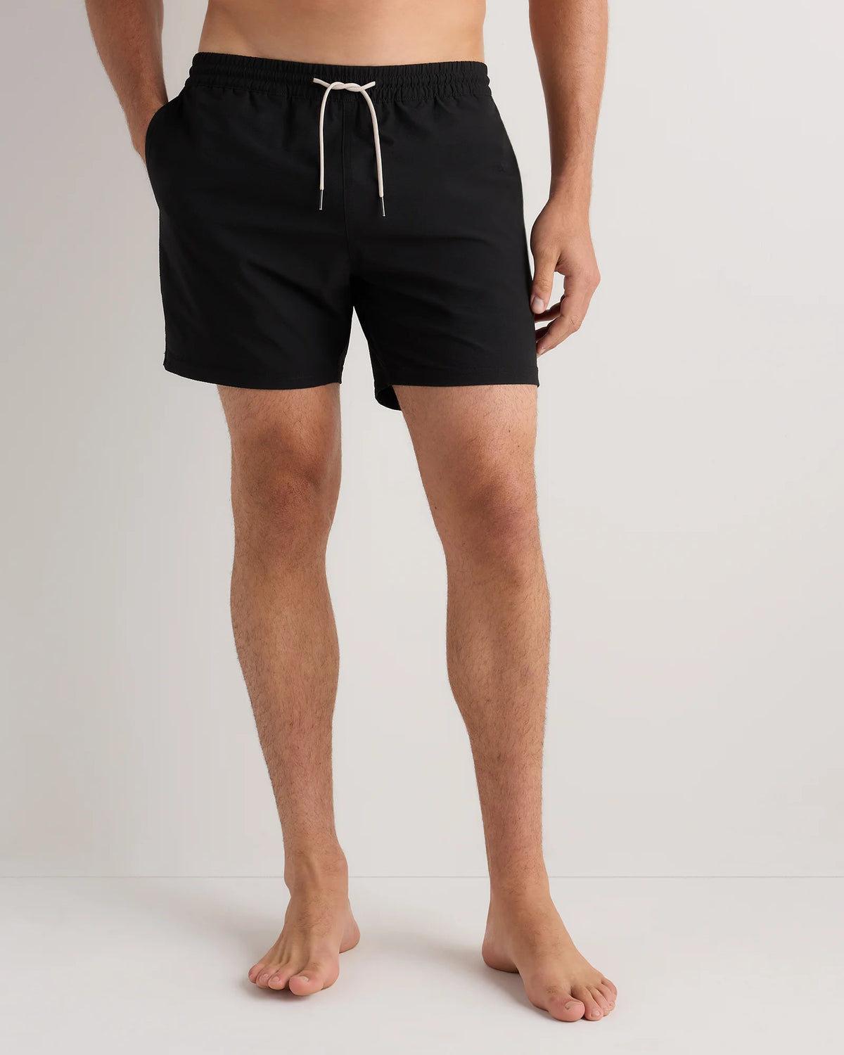 Seersucker Swim Trunks - 5.5" - S / Navy Seersucker