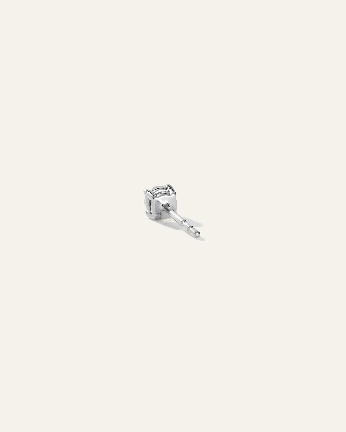 14k Gold Natural Diamond Solitaire Studs - 0.25ctw - One Size / Yellow Gold