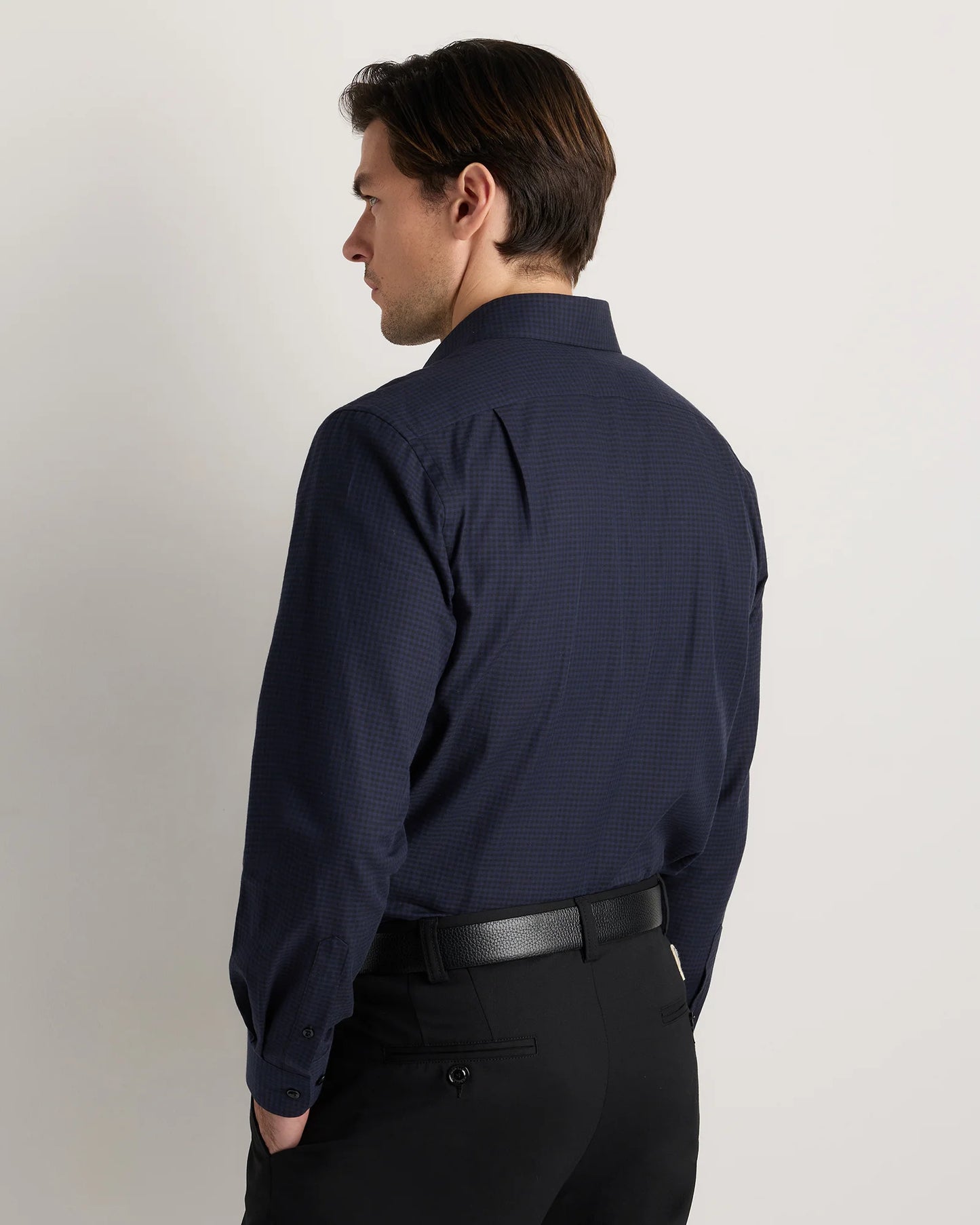 Organic Cotton Cashmere Dress Shirt - XS / Pale Blue