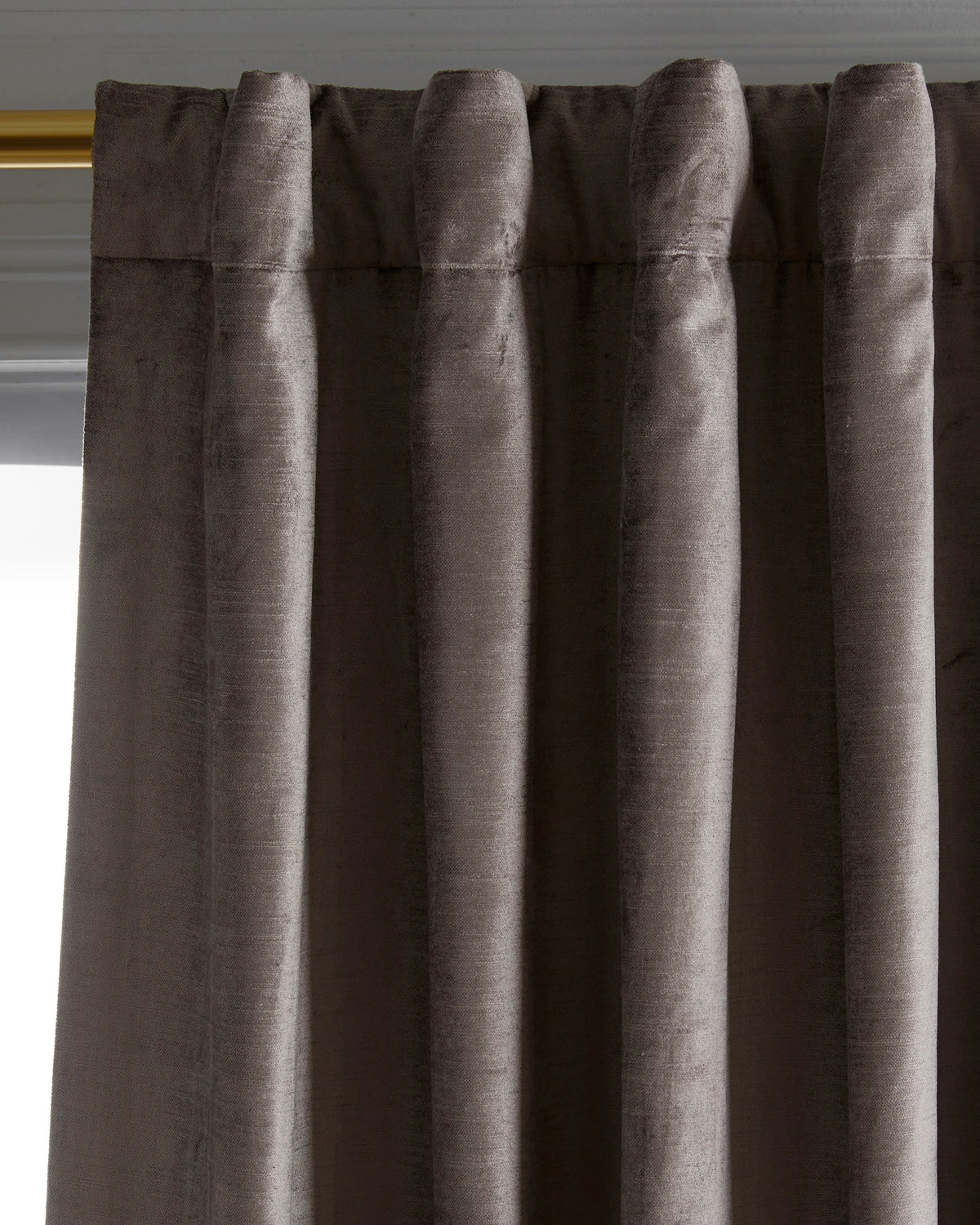 Luster Velvet True Blackout Curtain - Single Panel - 48x84 / Champagne