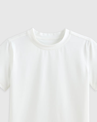 Short Sleeve Rash Guard Top - 2T / Coral Orange