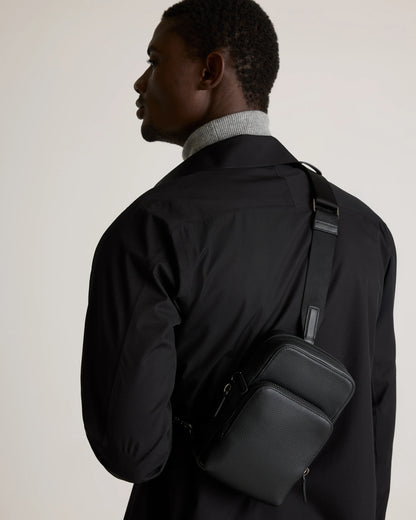 Excursion Italian Leather Sling Pack - One Size / Black