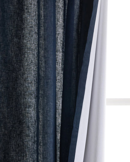 European Linen Curtain - Single Panel - 48x84 / Flax