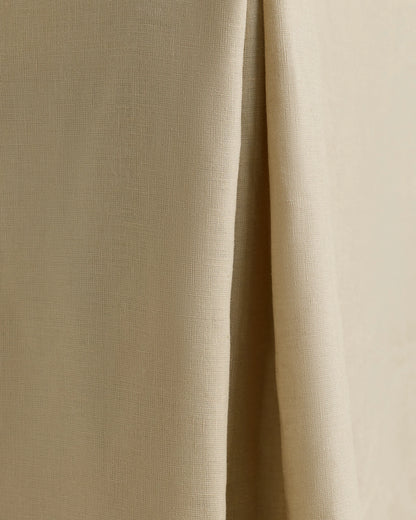 European Linen Bed Skirt - Twin / White