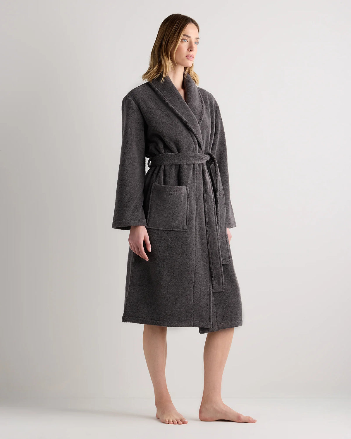 Turkish Cotton Terry Robe - XS / White