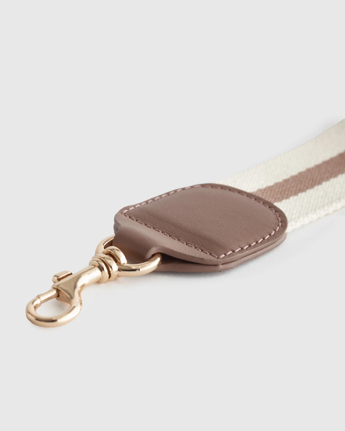 Organic Cotton Adjustable Webbing Strap - One Size / Black/Natural