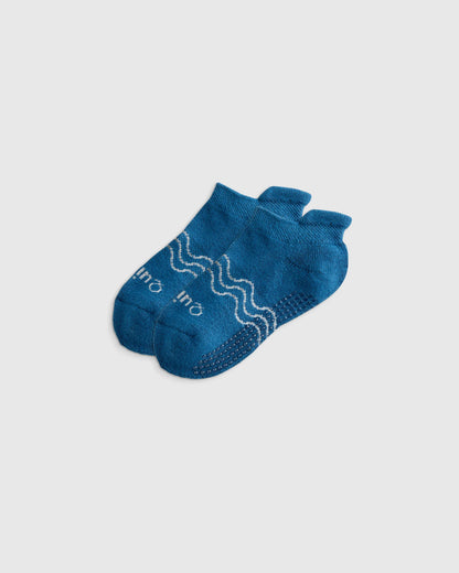 Organic Cotton Gripper Ankle Socks 8-Pack - 12M-24M / Pink/White Multi