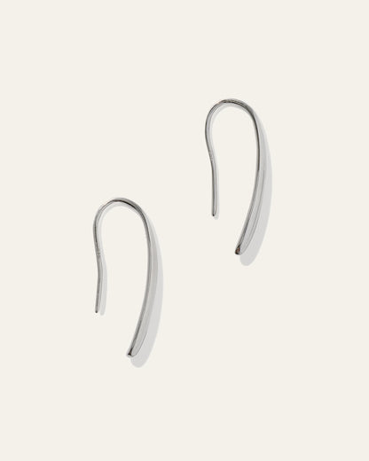 Threader Drop Earrings - One Size / Sterling Silver