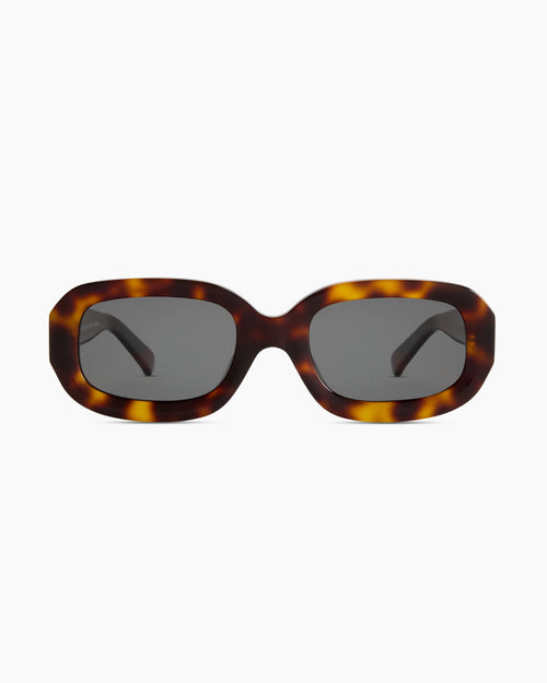 Santorini Polarized Acetate Sunglasses - One Size / Ginger Tortoise with Grey Lens