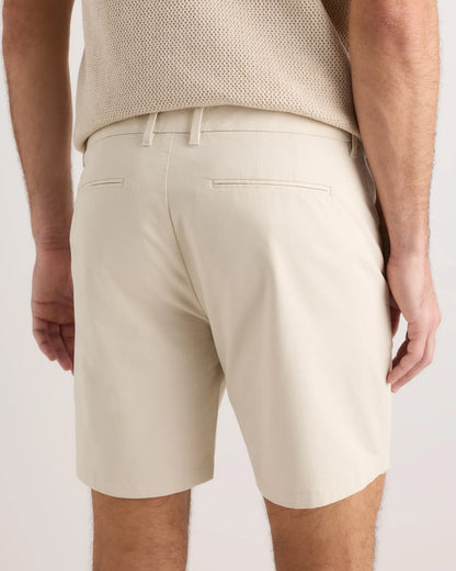 Organic Cotton Classic Stretch Chino Shorts - 7" - 30 / Stone
