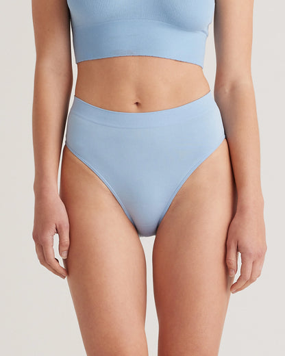 Smoothing Comfort High-Waisted Brief (6-Pack) - XS / Cocoa