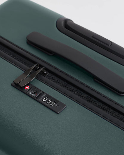 Carry-On & Large Check-In Suitcase Set - One Size / Dark Green