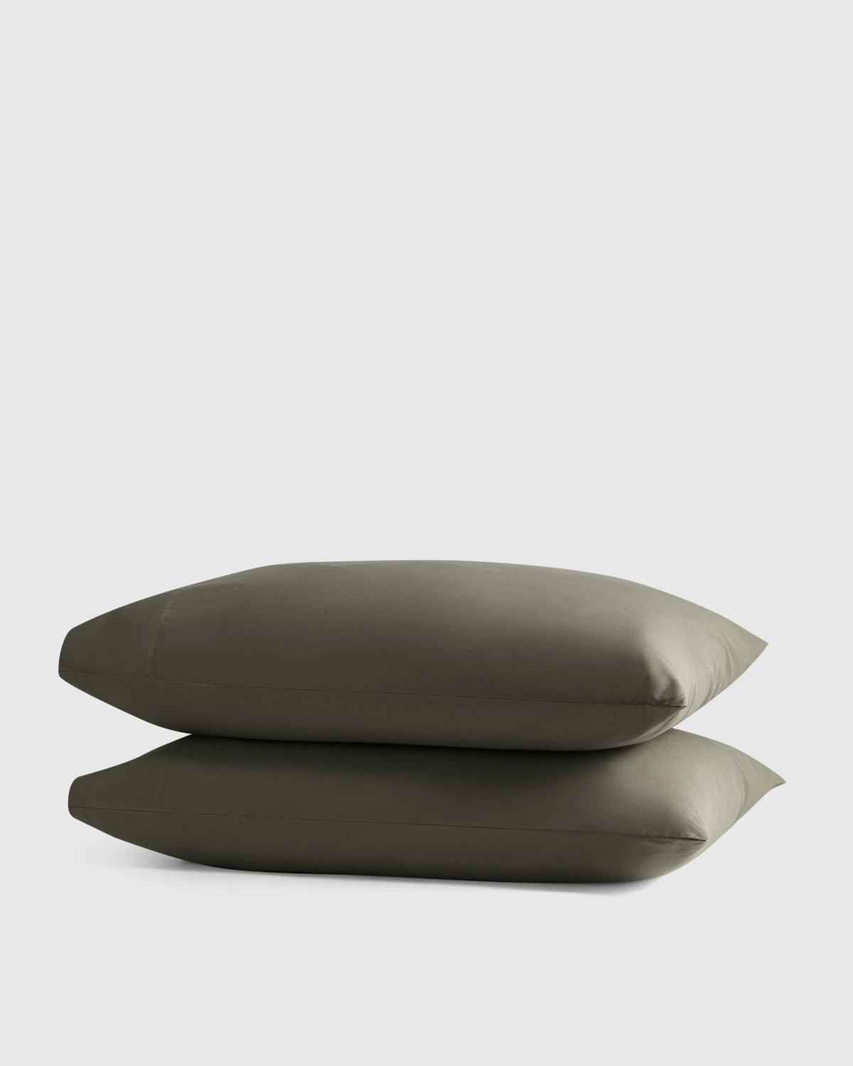 Organic Crisp Percale Pillowcase Set - Standard / White