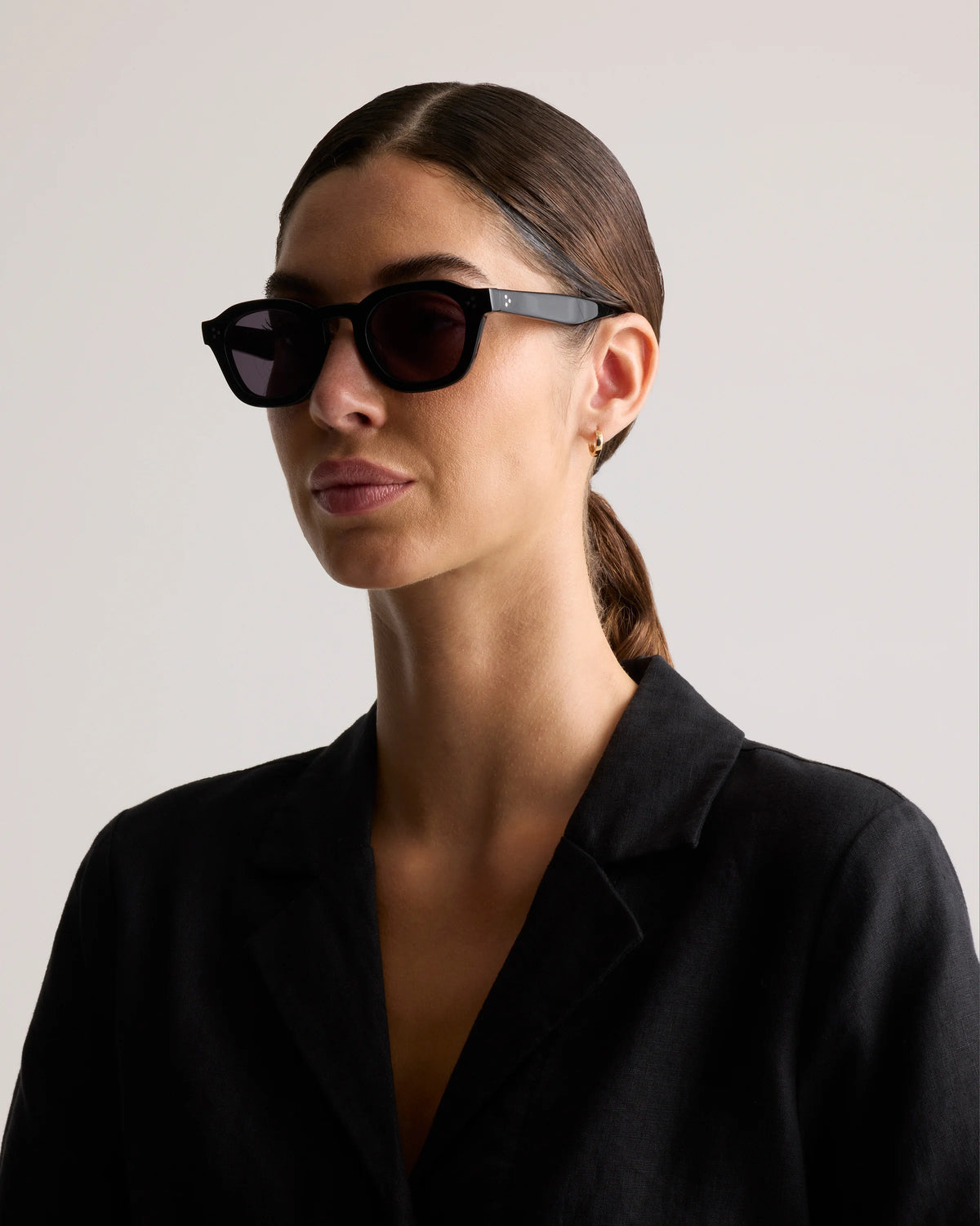 Maldives Polarized Acetate Sunglasses - One Size / Clear Spice with Grey lens
