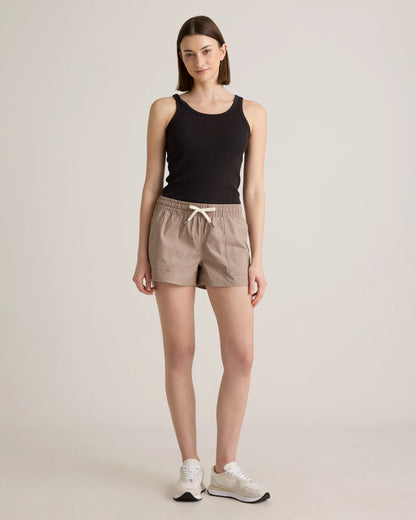 Organic Stretch Ripstop Shorts - XS / Steel