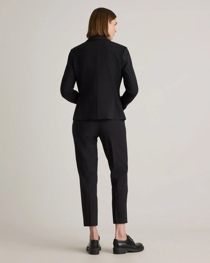 Italian Wool Tailored Blazer - XS / Navy