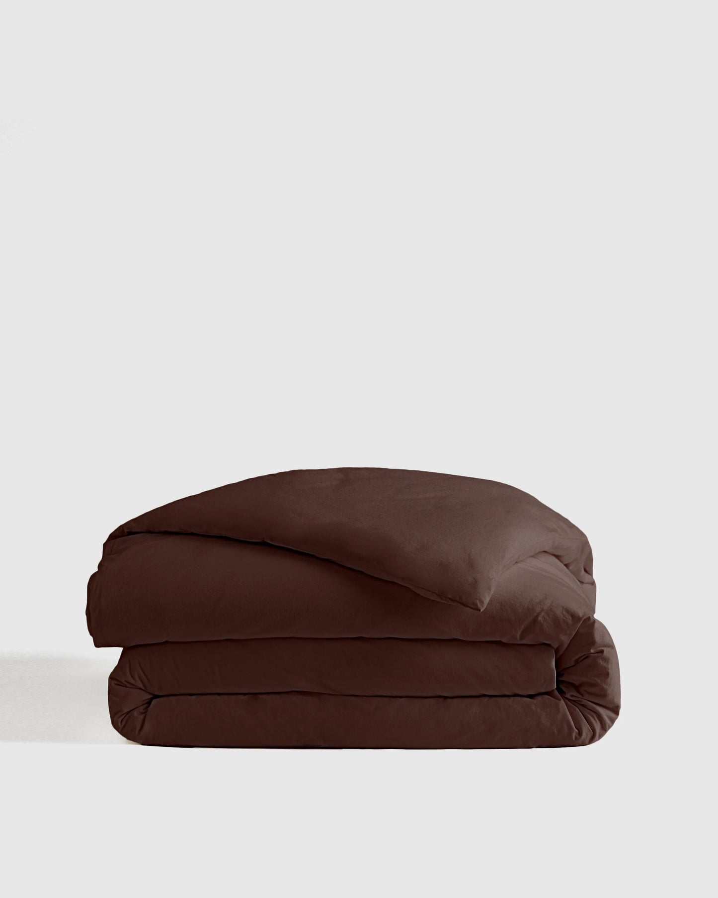 Organic Brushed Cotton Duvet Cover - Twin / Toffee