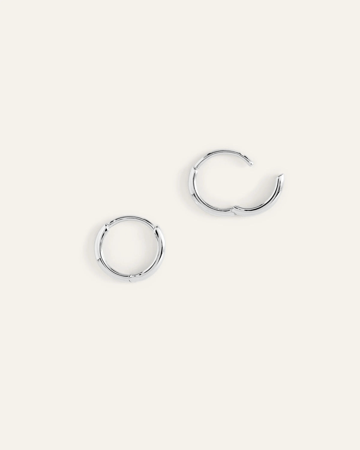 14K Gold Bold Hoops - One Size / Yellow Gold