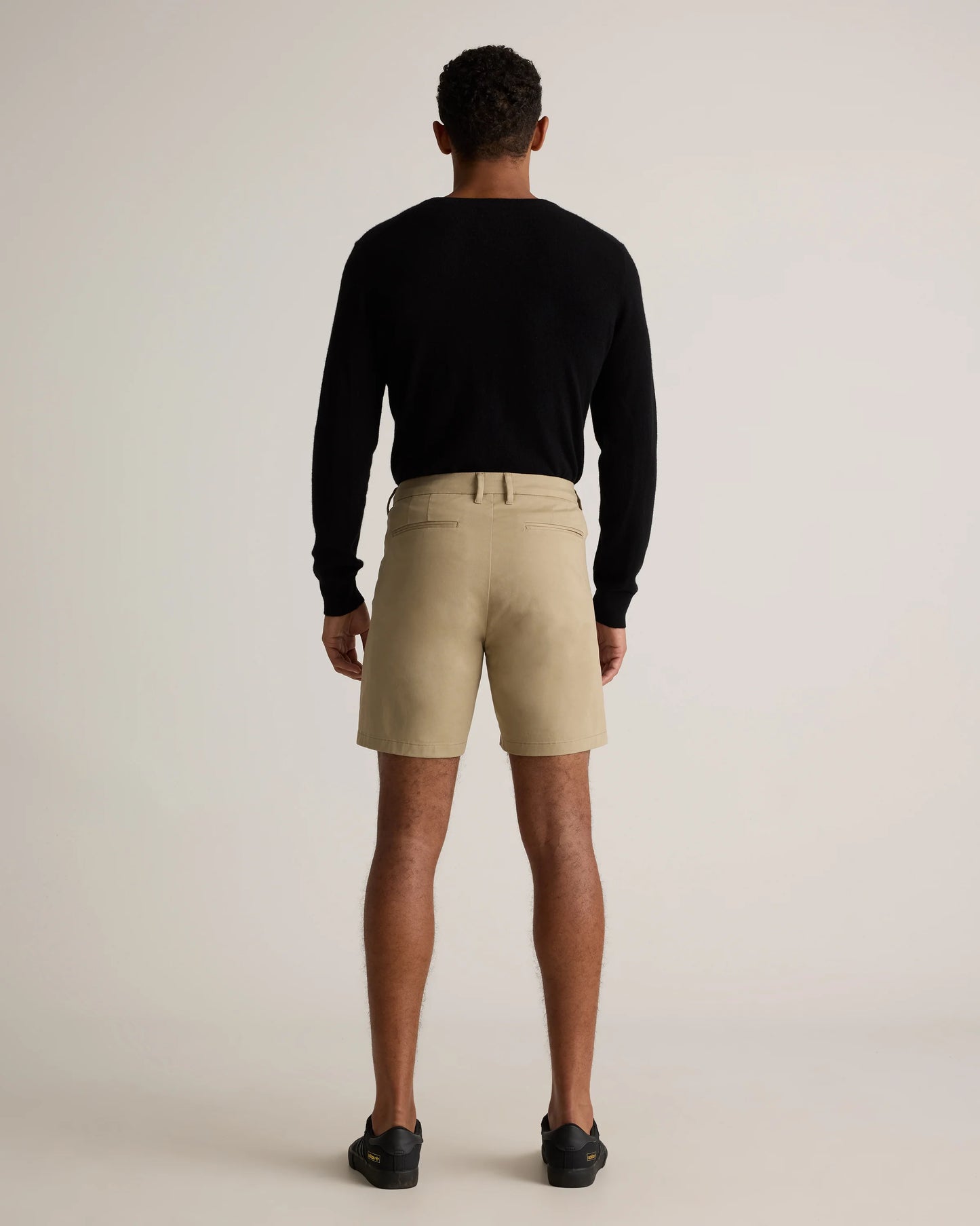 Organic Cotton Classic Stretch Chino Shorts - 7" - 30 / Stone