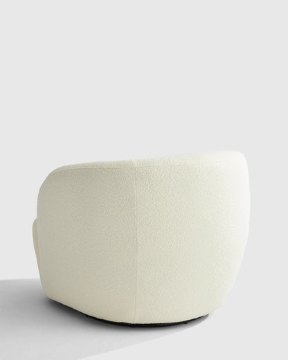 Performance Boucle Swivel Chair - One Size / Mocha Fog