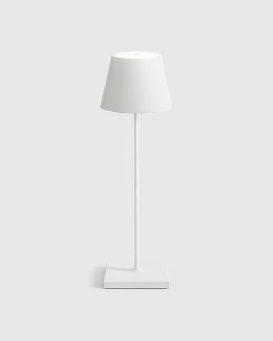 Poldina Pro Rechargeable Table Lamp by Zafferano - Regular / White