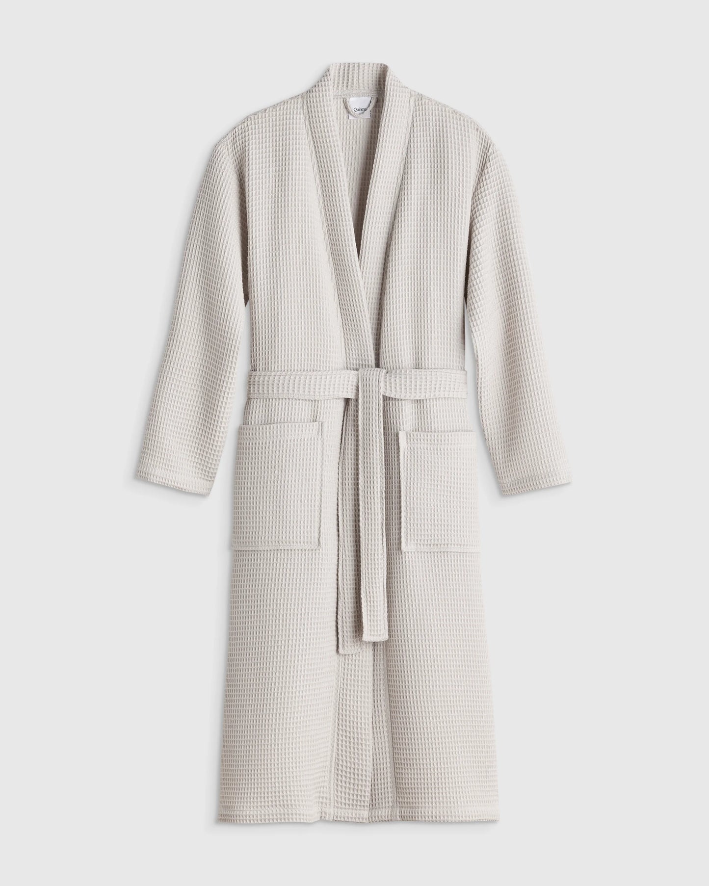 Organic Turkish Waffle Robe - XS / White