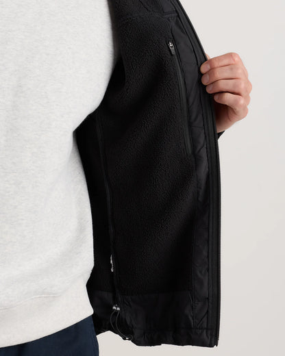 Weather Proof Fleece-Lined Hooded Jacket - S / Carbon Grey