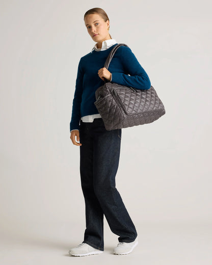 Transit Quilted Duffle Bag - One Size / Taupe Brown