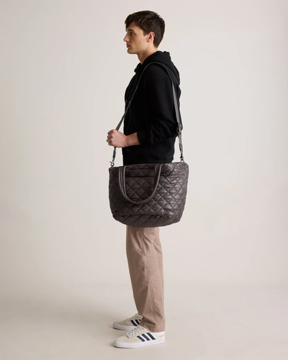 Transit Quilted Carry-All Tote - One Size / Porcelain Blue