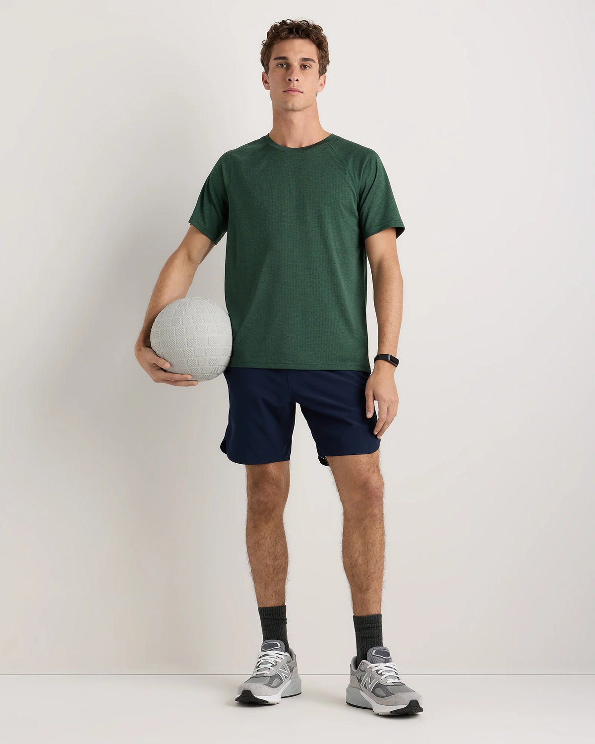 Mesh Performance Training Tee - S / Heather Grey