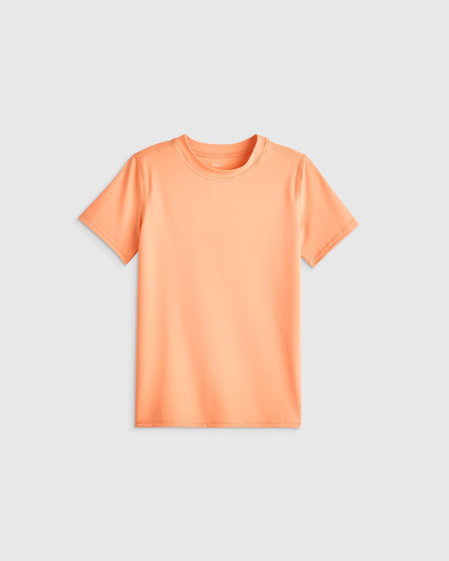 Short Sleeve Rash Guard Top - 6 / Coral Orange