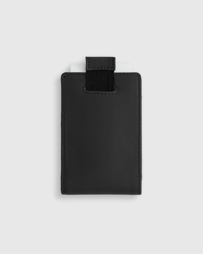 Italian Leather Money-Clip Wallet - One Size / Chocolate Brown