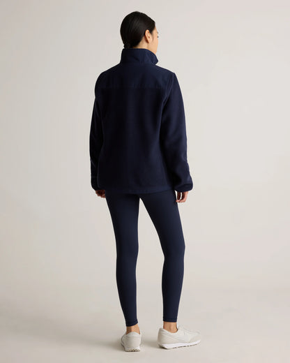 Polar Fleece Full-Zip Jacket - XS / Gravel/Bold Black
