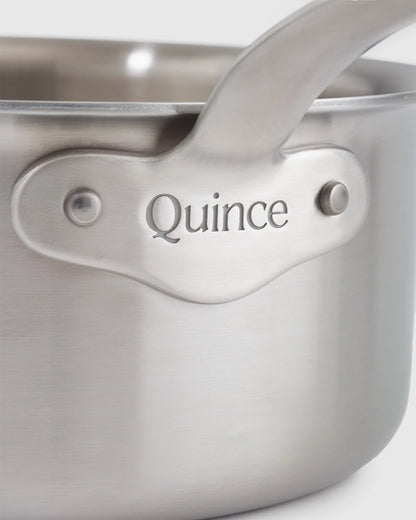 5-Ply Stainless Steel Saucepan - 2 QT / No Color
