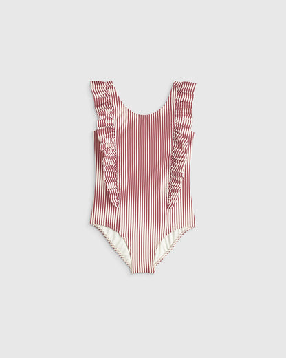 Ruffle One Piece Swimsuit - 6 / Soft Ditsy Floral