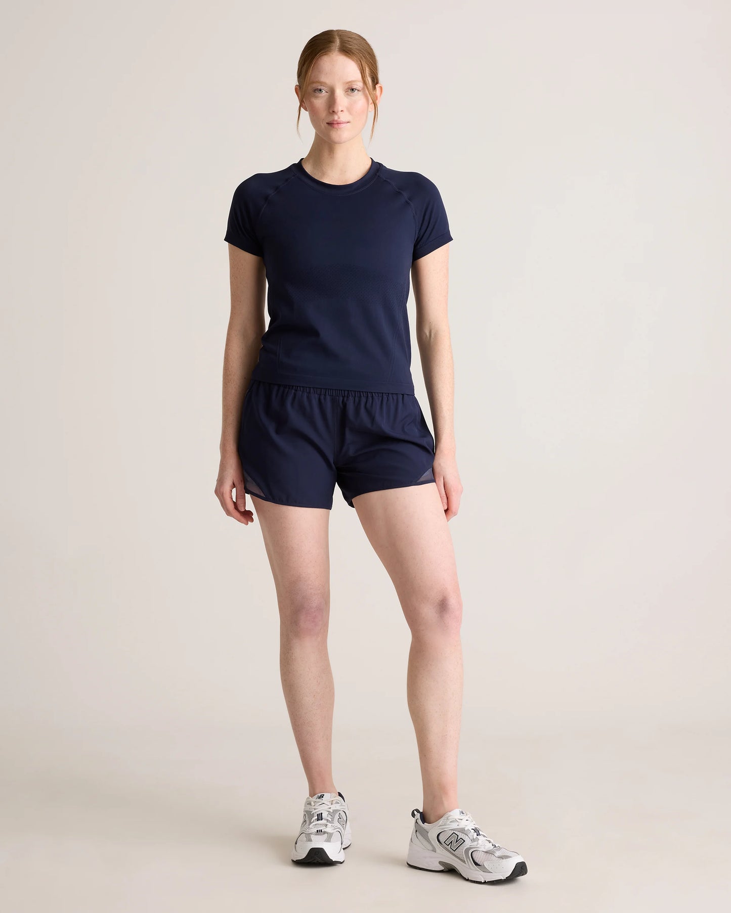 Seamless Waist-Length Tee - XS / Azul Blue