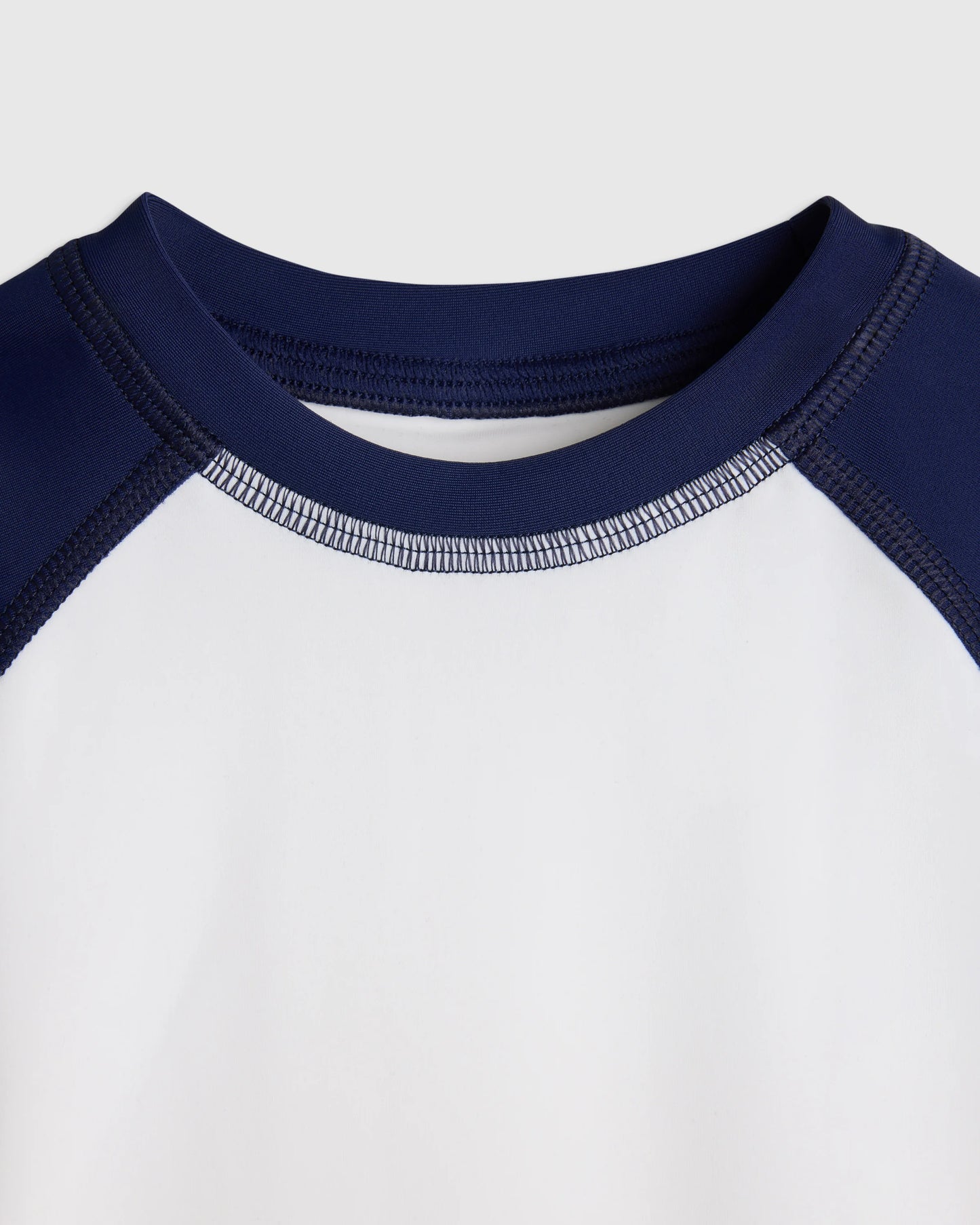 Long Sleeve Raglan Rash Guard - 6-9M / Island Aqua