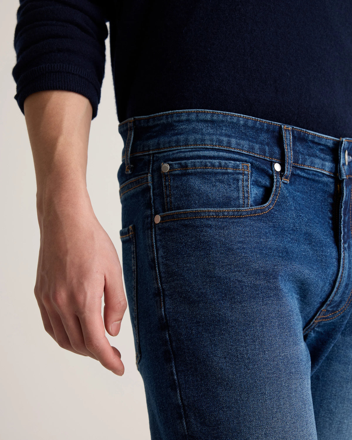Warren Stretch Straight Jeans - 30X30 / Arctic Blue