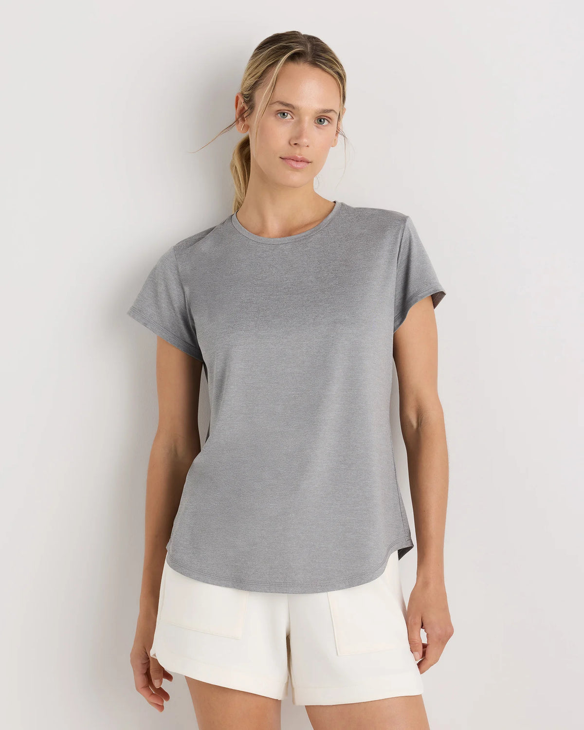 Flowknit Breeze Tee - XS / Heather Green